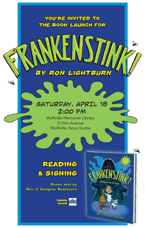 FRANKENSTINK! book launch poster